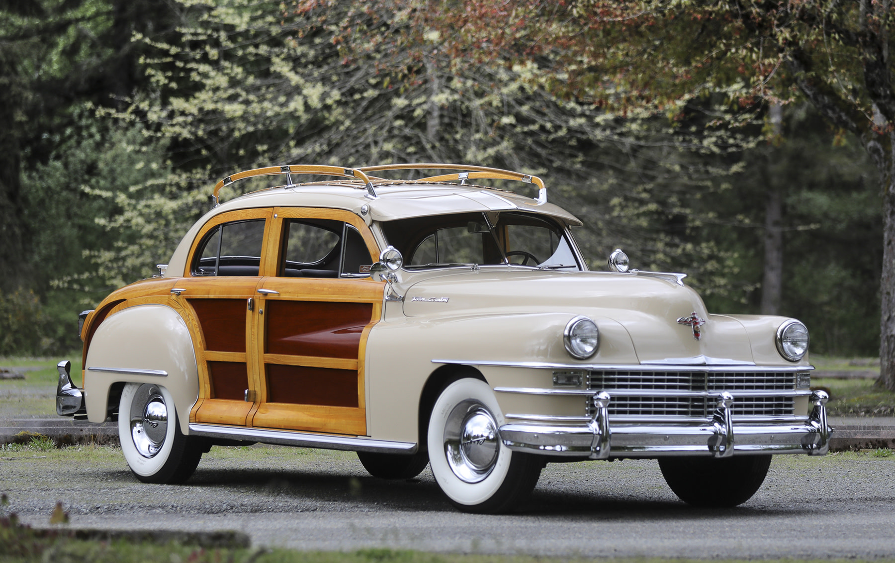 DANBURY MINT DOVE GRAY 1948 CHRYSLER TOWN & COUNTRY **VERY